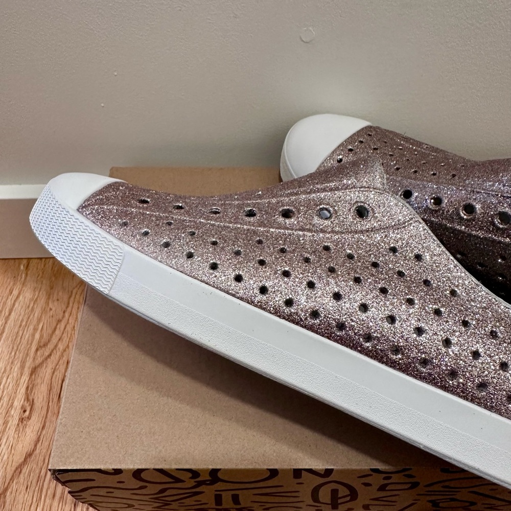 NIB Native Shoes Jefferson Glitter Shoes, M9/W11 - Picture 6 of 6